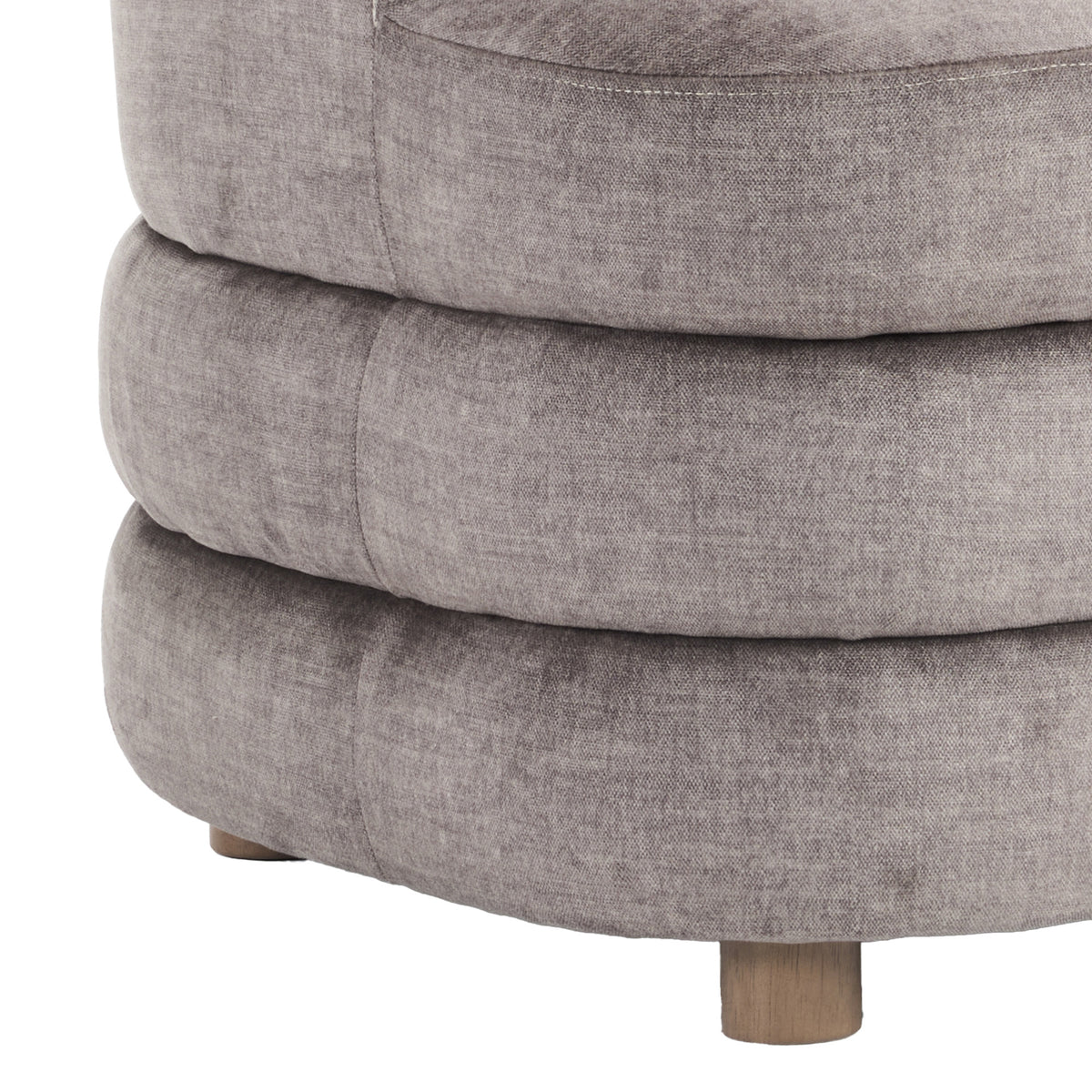 Dorian Accent Chair – Dark Taupe – 6