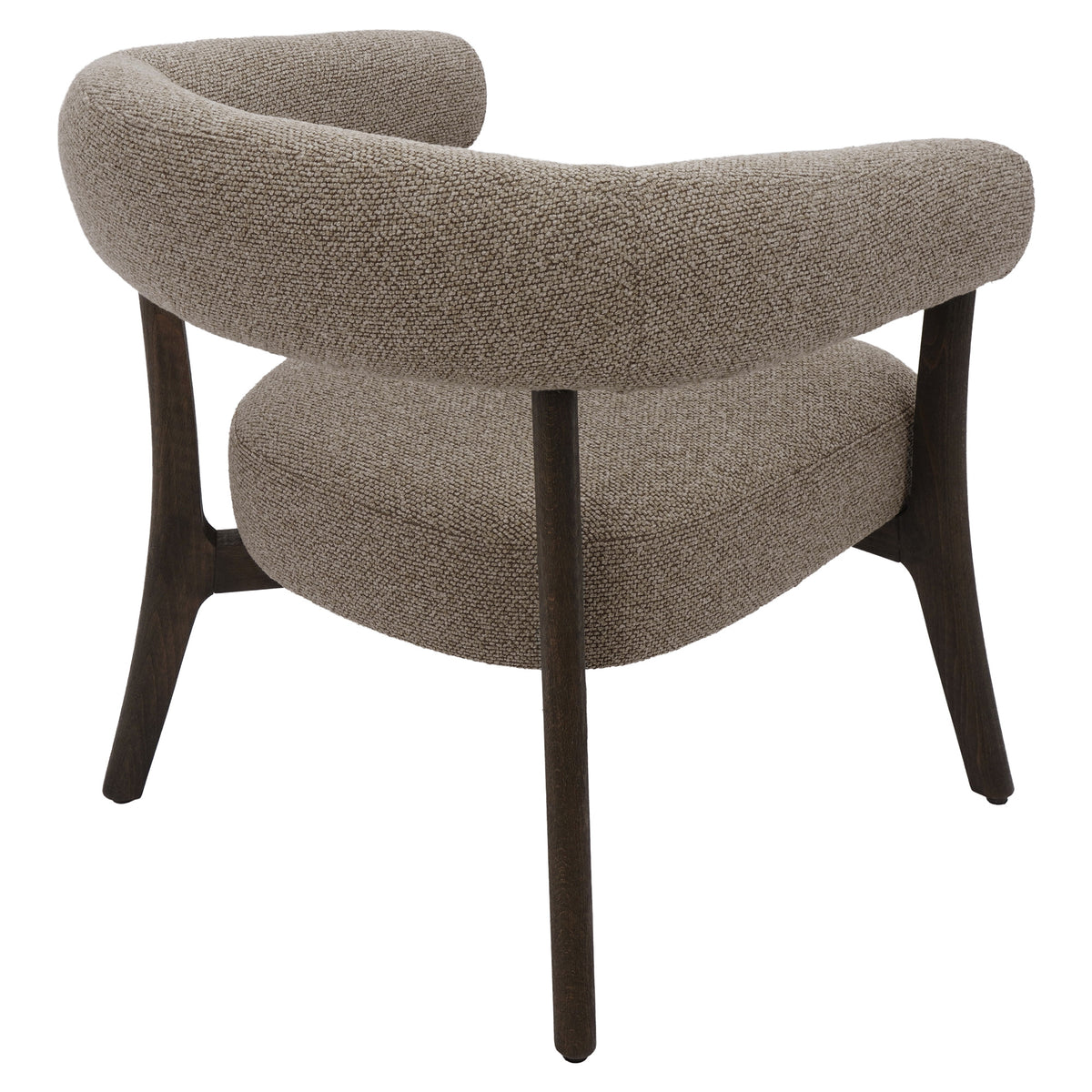 Surin Accent Chair – Brown and Walnut – 3