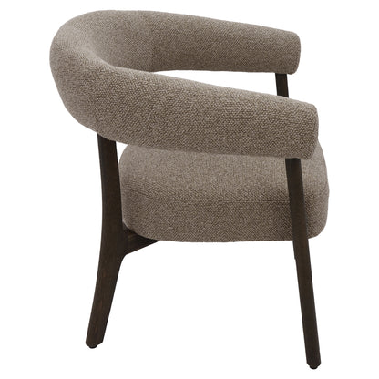 Surin Accent Chair – Brown and Walnut – 4