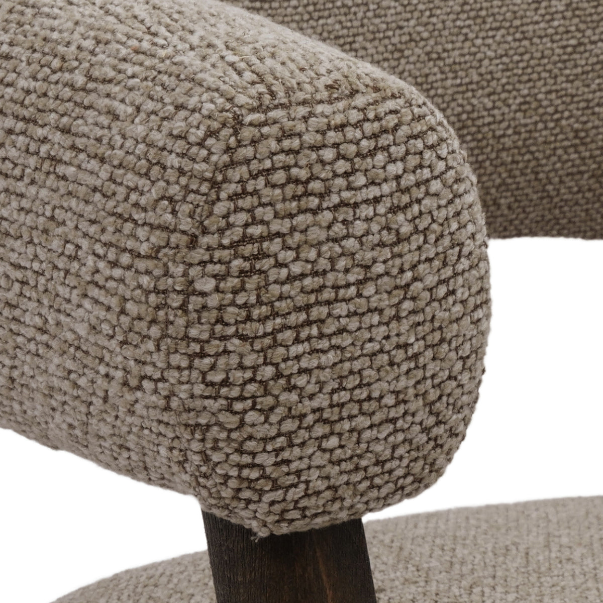 Surin Accent Chair – Brown and Walnut – 7