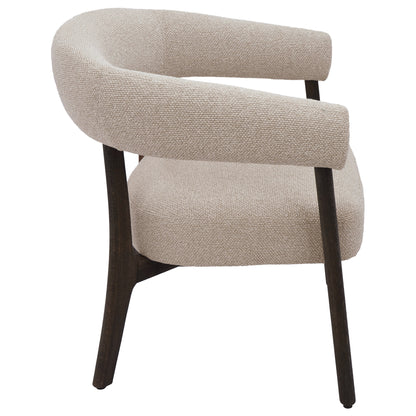 Surin Accent Chair – Oat and Walnut – 4