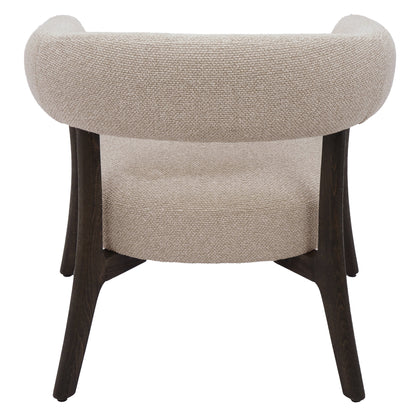 Surin Accent Chair – Oat and Walnut – 6