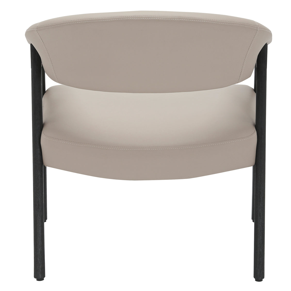 Bexley Accent Chair in Mushroom and Black
