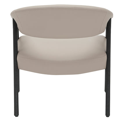 Bexley Accent Chair in Mushroom and Black