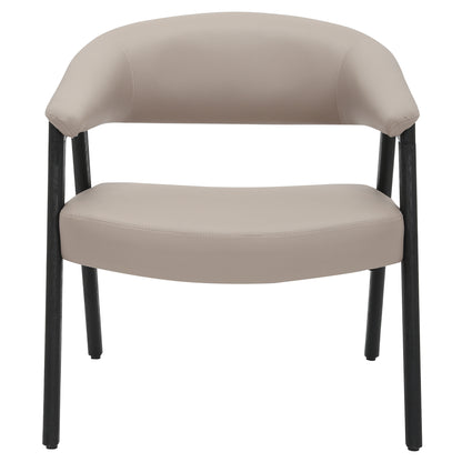 Bexley Accent Chair in Mushroom and Black