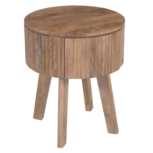 Balark Round 1 Drawer Accent Table