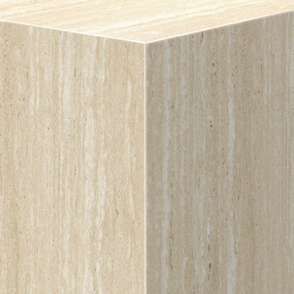 Artemis Tall Accent Table – Travertine – 3