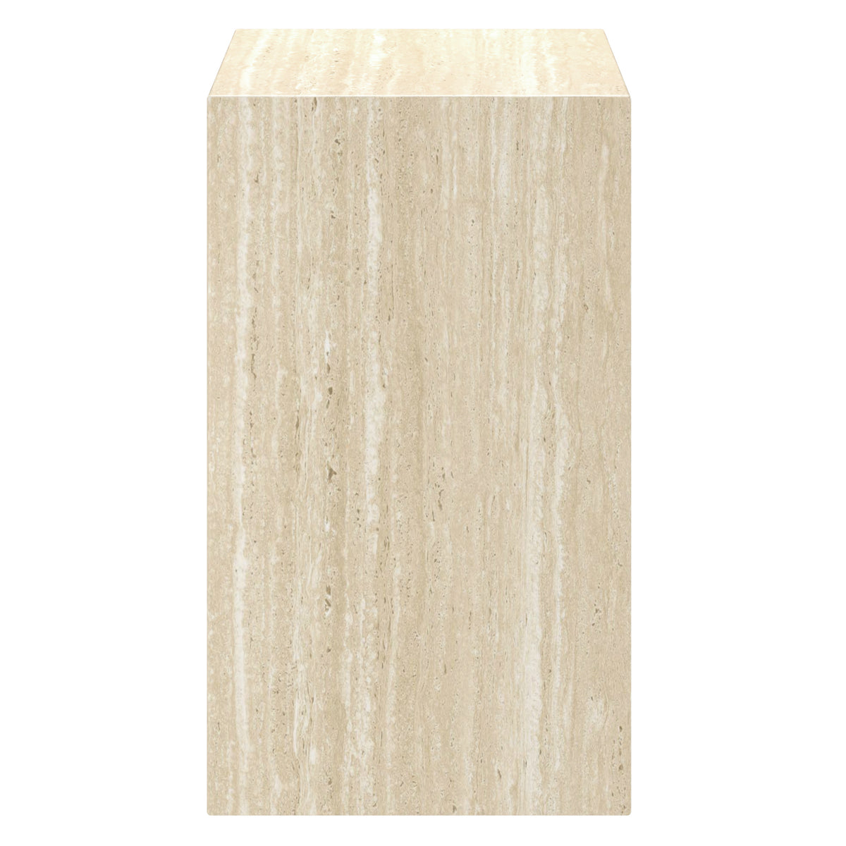 Artemis Tall Accent Table – Travertine – 4