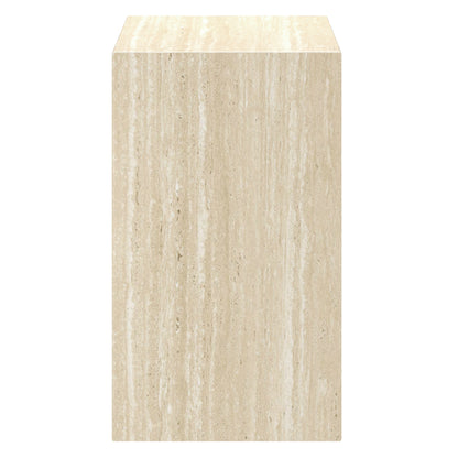 Artemis Tall Accent Table – Travertine – 4