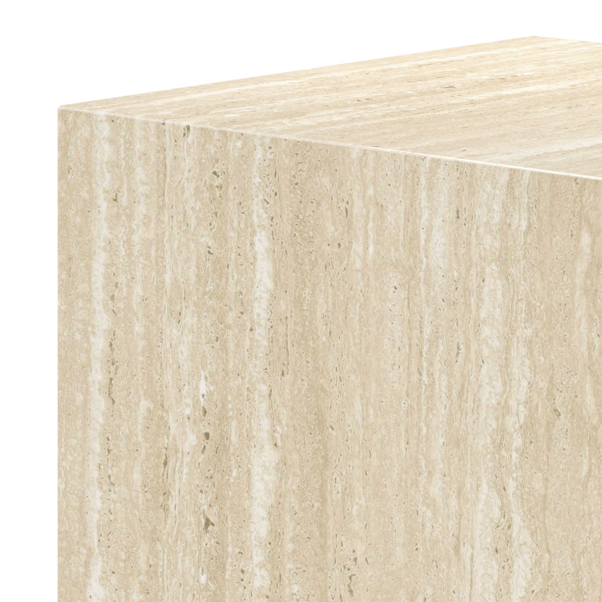 Artemis Tall Accent Table – Travertine – 7