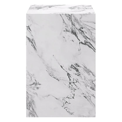 Atticus Square Accent Table – Bulgari White – 4