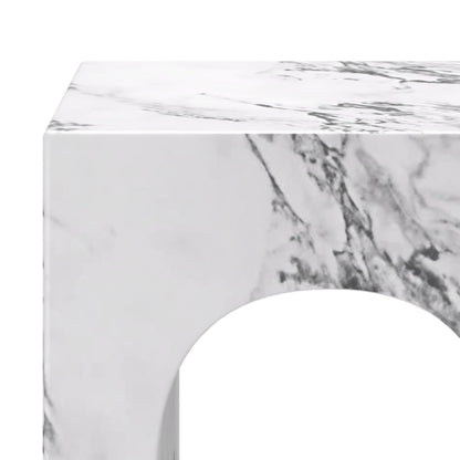 Atticus Square Accent Table – Bulgari White – 7