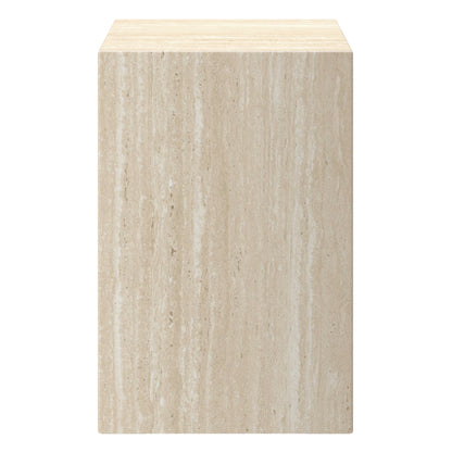 Atticus Square Accent Table – Travertine – 4