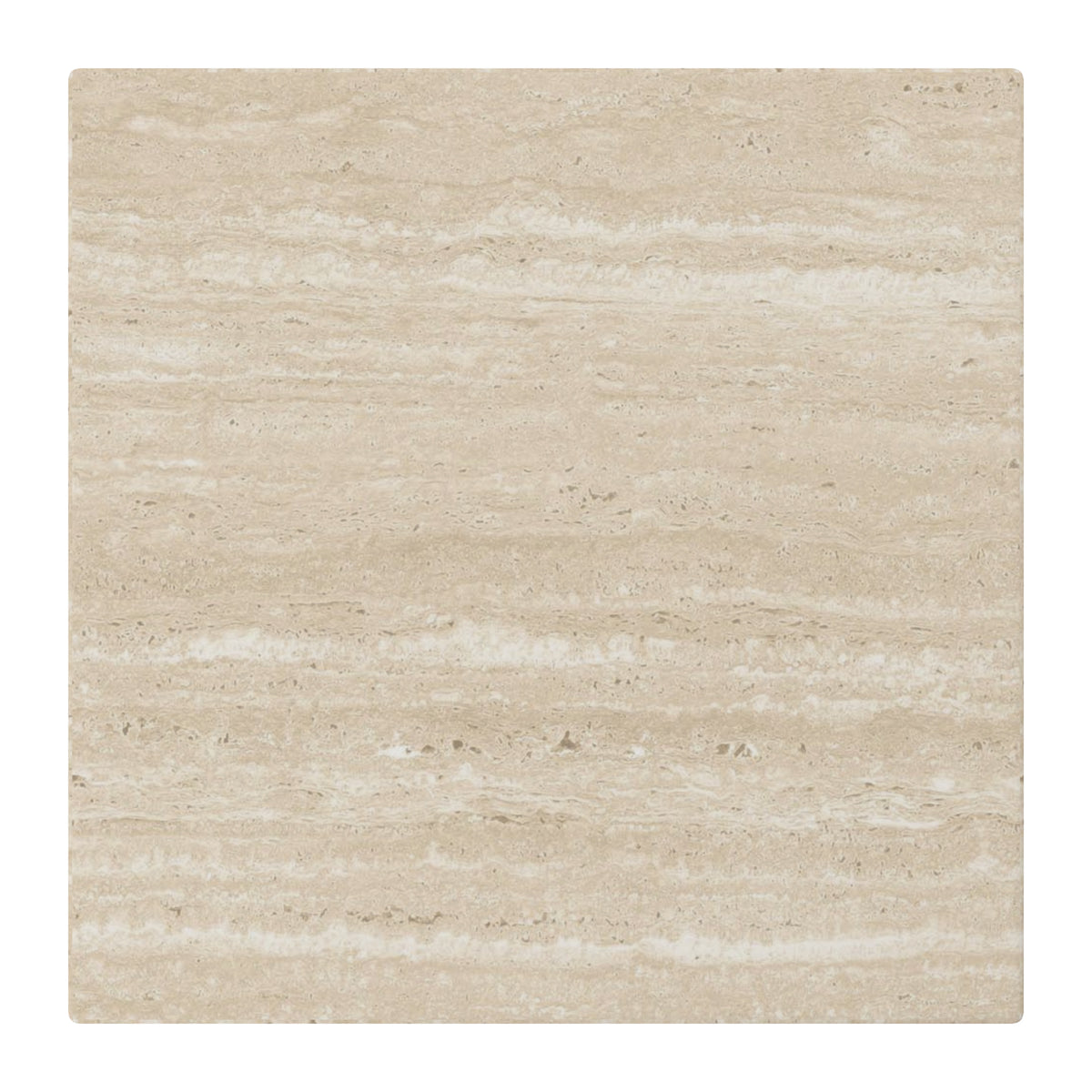 Atticus Square Accent Table – Travertine – 6