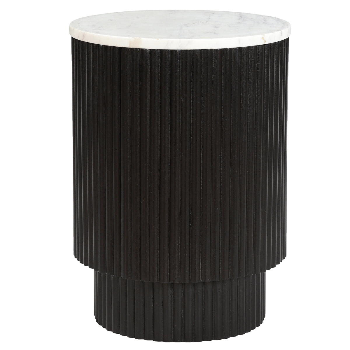 Reyna Round Accent Table with Storage