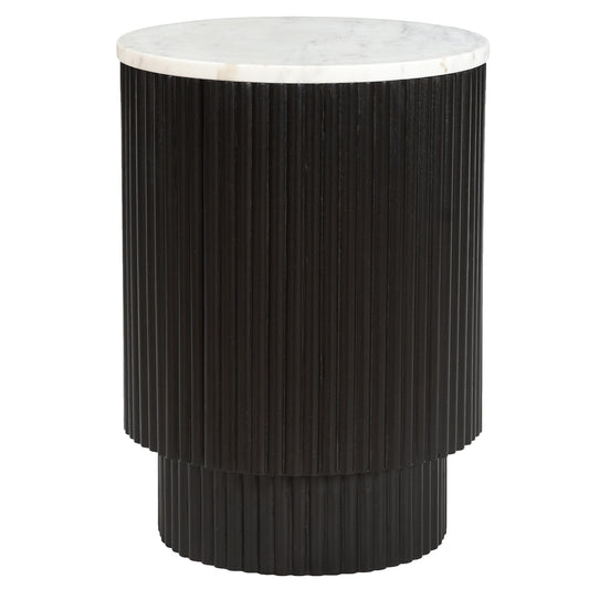 Reyna Round Accent Table with Storage