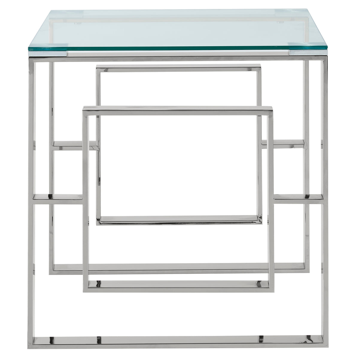 Eros Accent Table – Silver – 3
