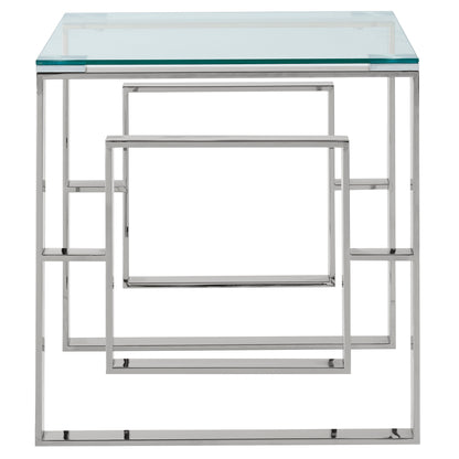 Eros Accent Table – Silver – 3