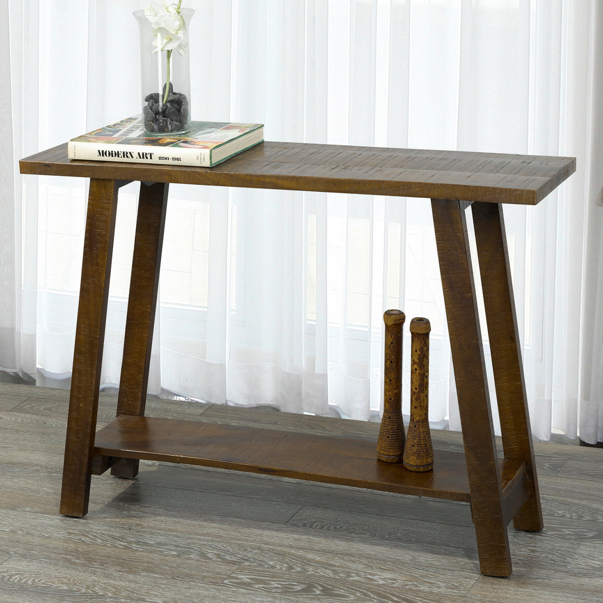 Volsa Console Table, 42" – Walnut – 2