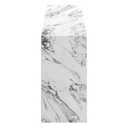 Atticus Console Table, 59" – Bulgari White – 4
