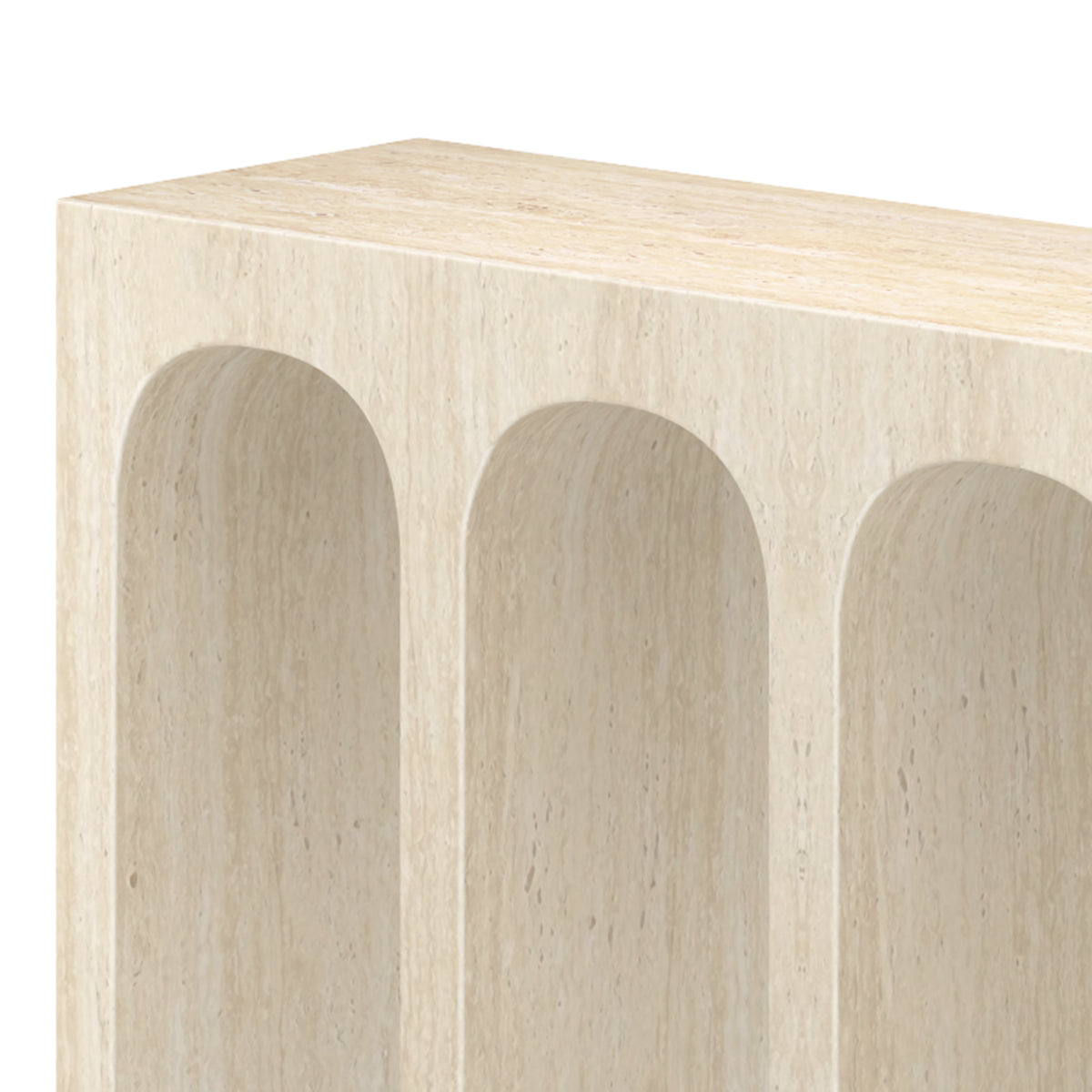 Atticus Console Table, 59" – Travertine – 3