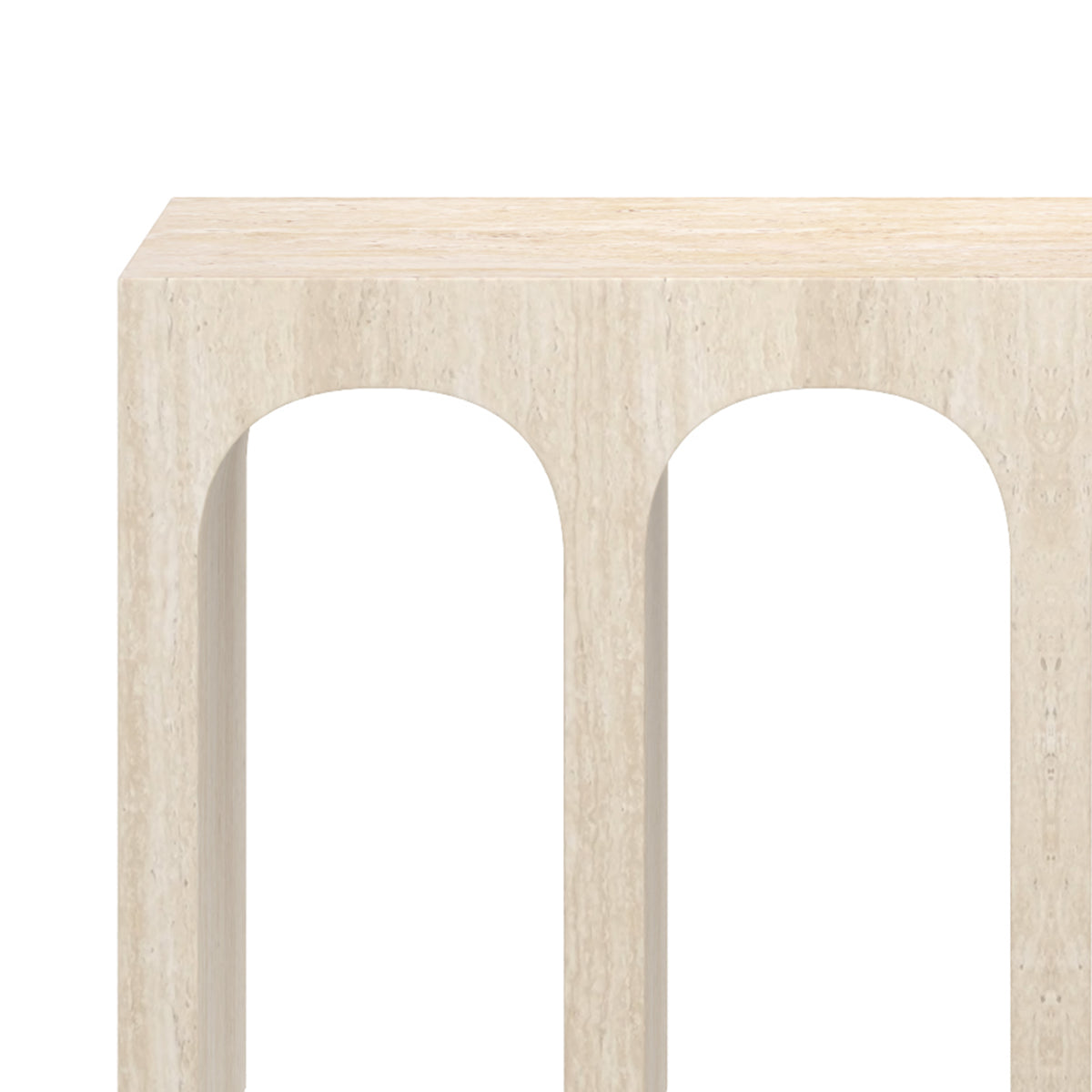 Atticus Console Table, 59" – Travertine – 7