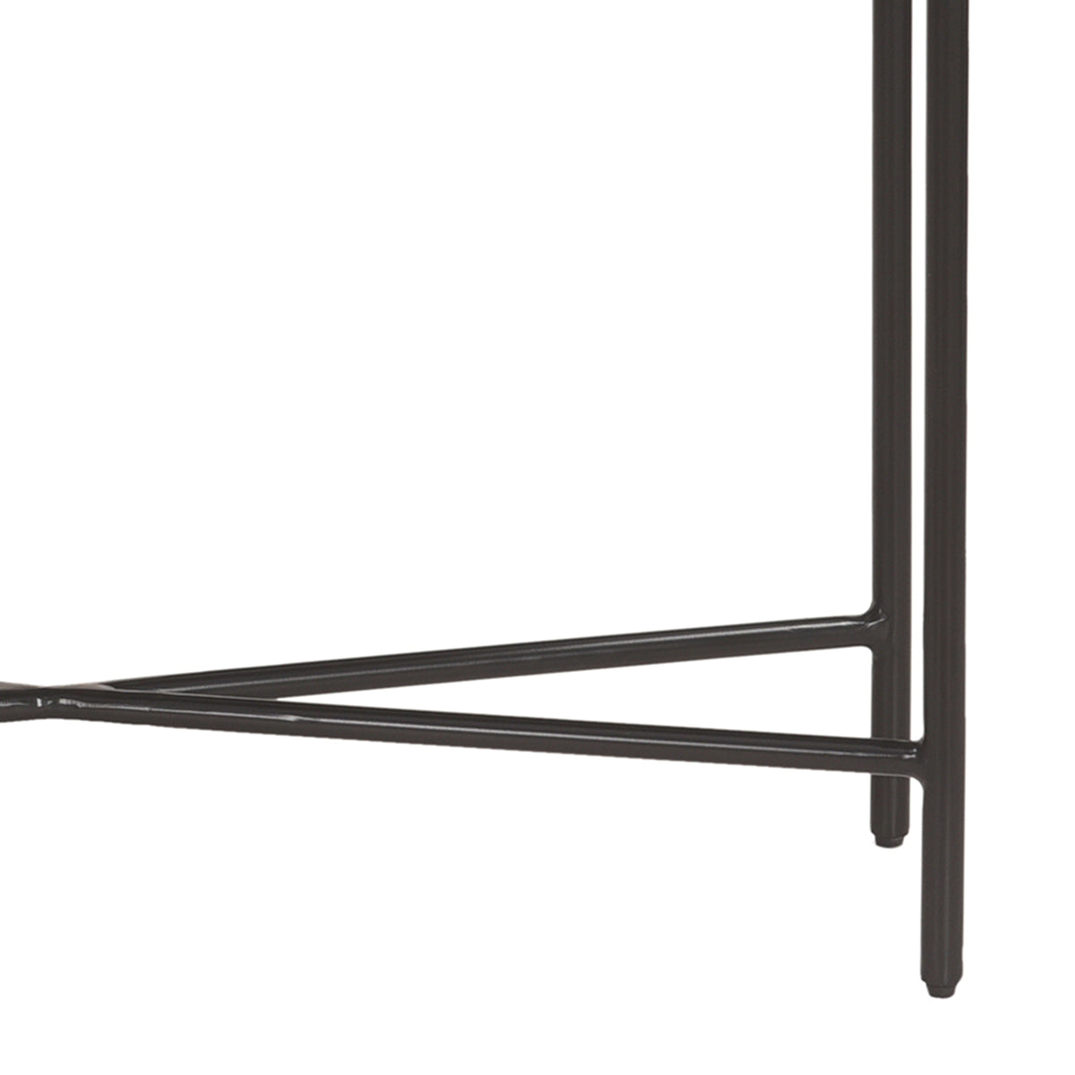 Reyna Console Table, 39" with Drawers – Black and White – 7