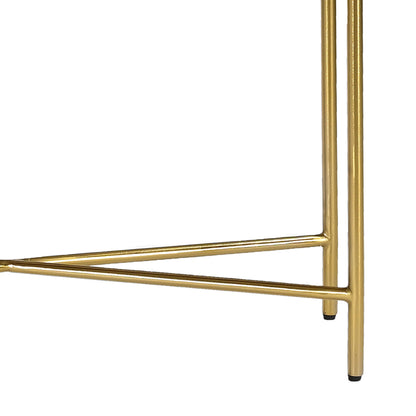 Reyna Console Table, 39" with Drawers – Walnut and White – 7