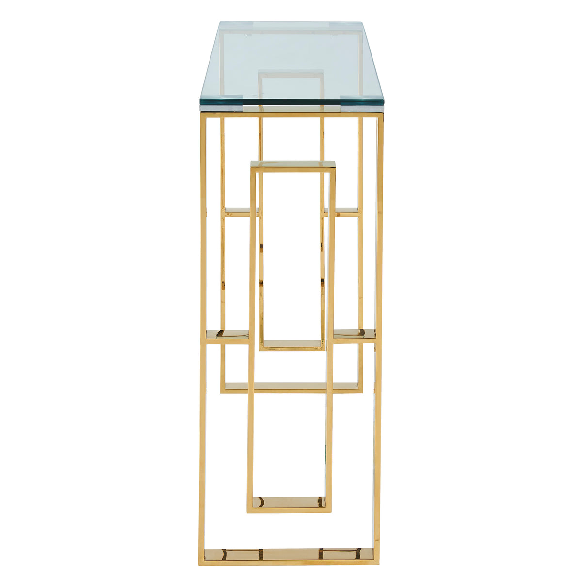 Eros Console and Desk, 39.5" – Gold – 3