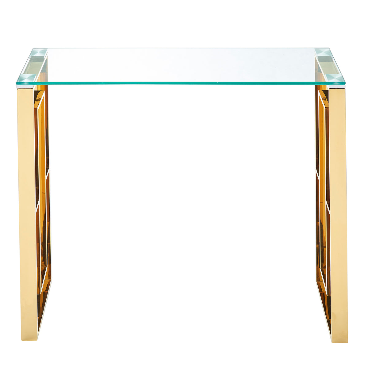 Eros Console and Desk, 39.5" – Gold – 4