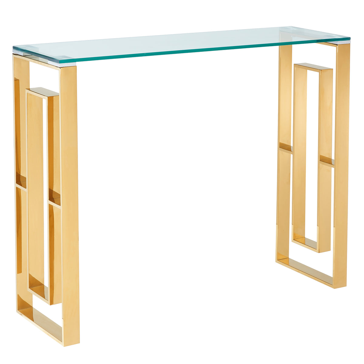 Eros Console and Desk, 39.5" – Gold – 1