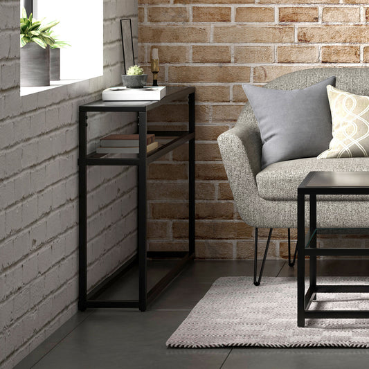 Quinn Console Table, 50.25" in Black