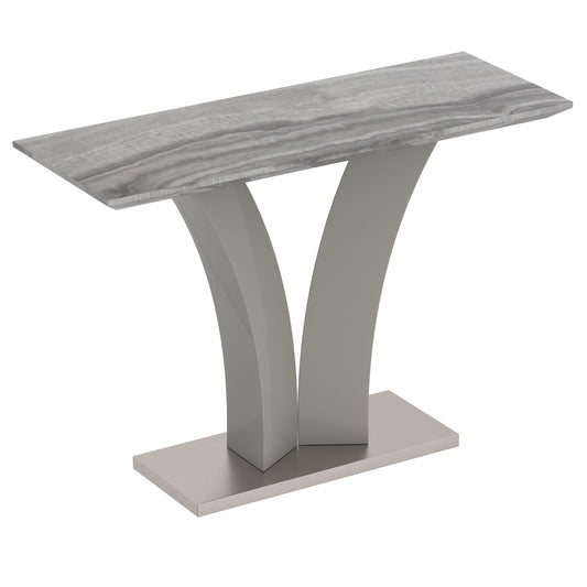 Napoli Console Table, 43.5" in Light Grey