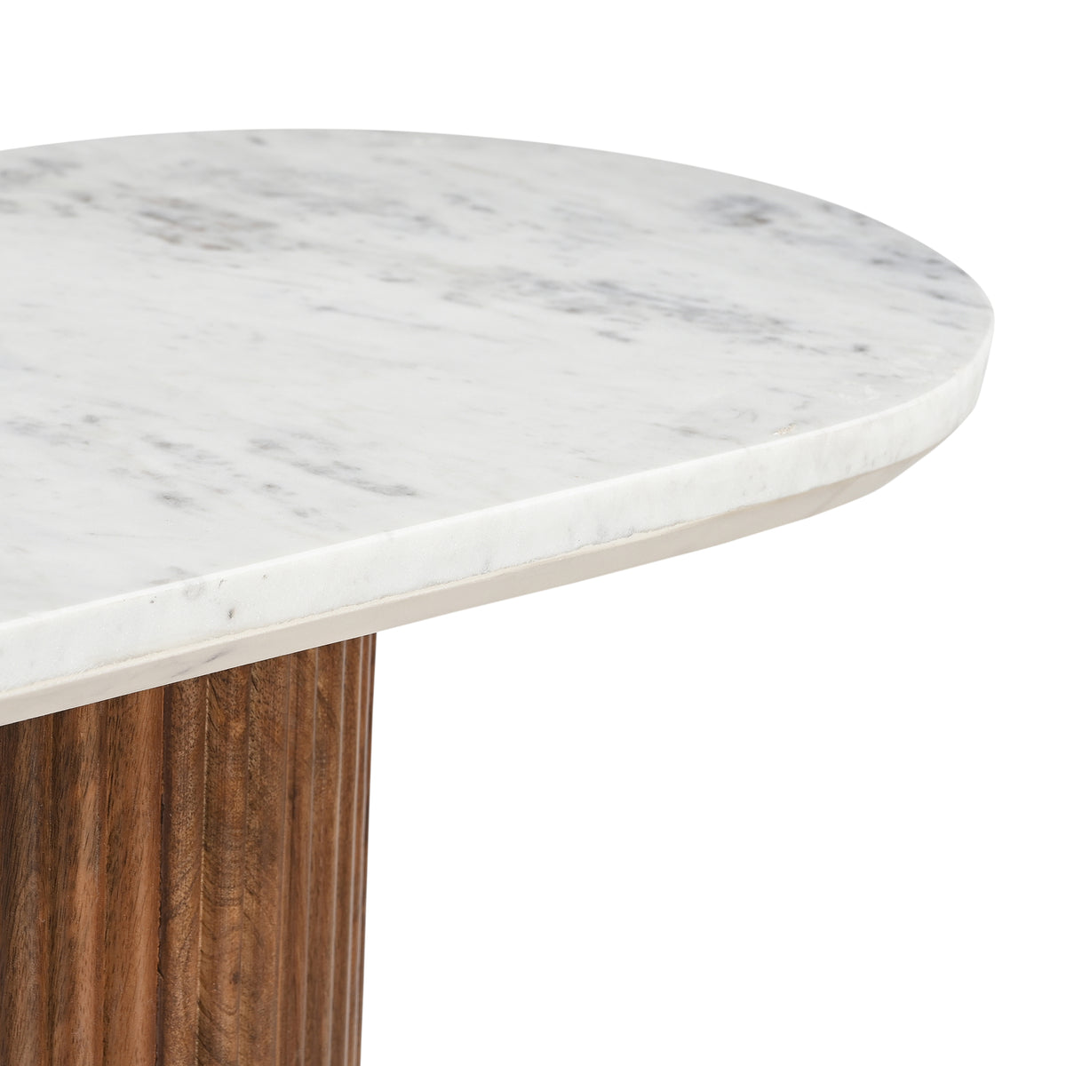 Jilsa Console Table, 50" – Walnut and White – 5