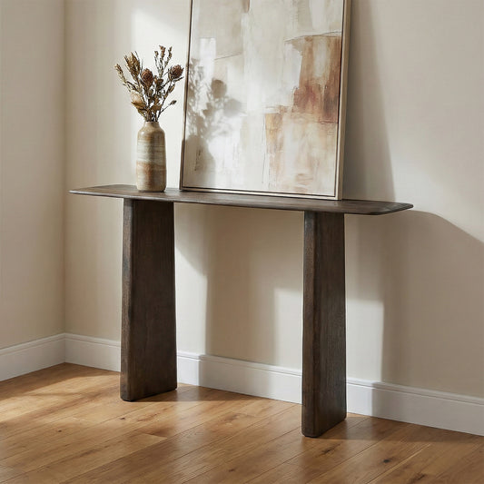Bazul Console Table, 47" in Mocha
