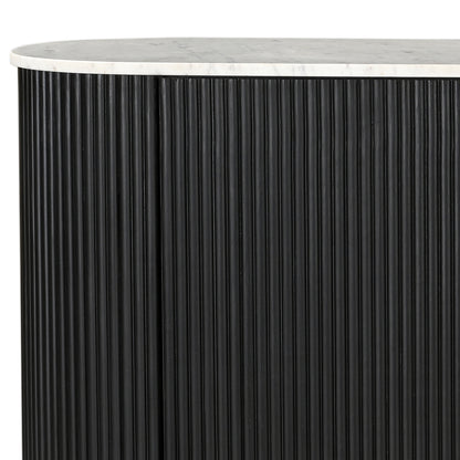Reyna Sideboard, 57" – Black and White – 4