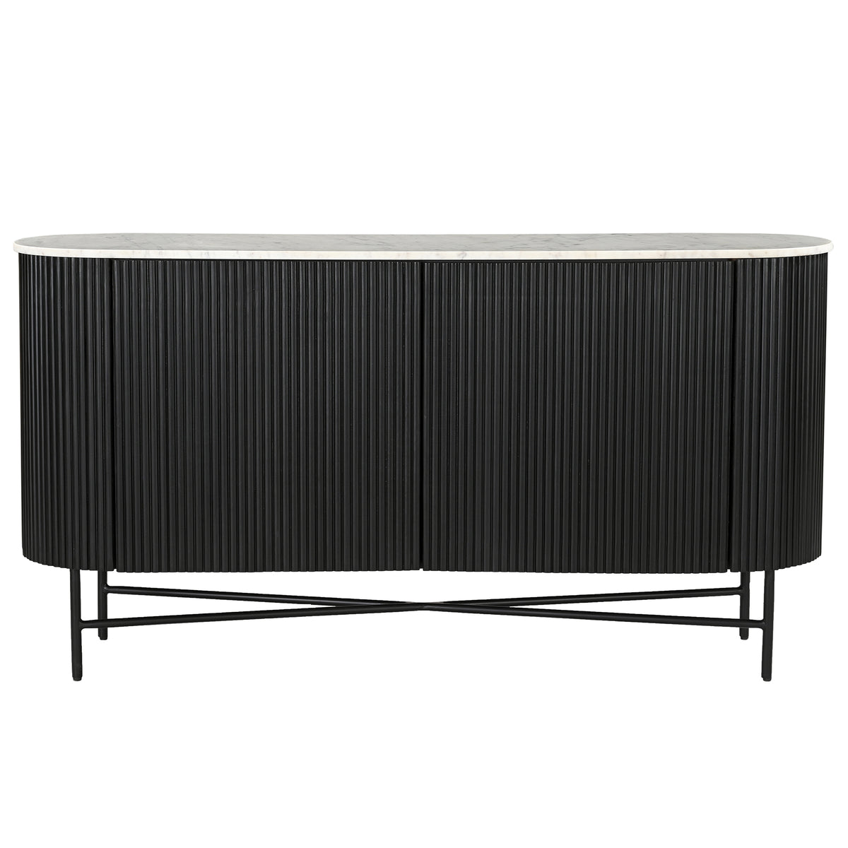 Reyna Sideboard, 57" – Black and White – 5