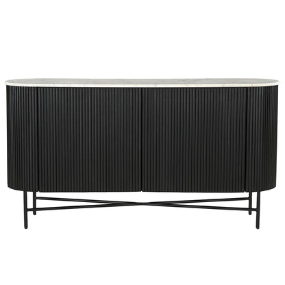 Reyna Sideboard, 57" – Black and White – 5