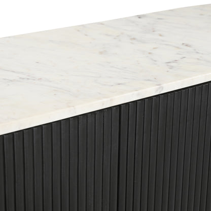Reyna Sideboard, 57" – Black and White – 6