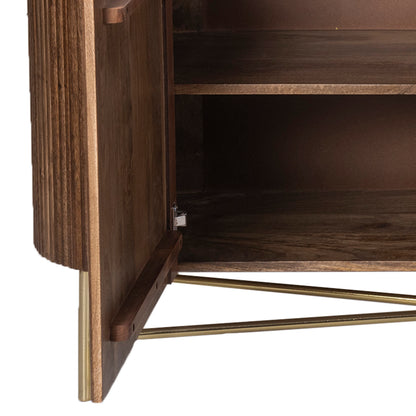 Reyna Sideboard, 57" – Walnut and White – 7