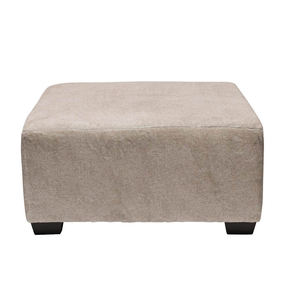 6150 Parchment Ottoman in Plush Parchment