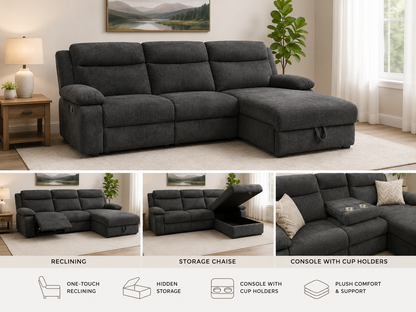 Salem Collection Canadian Reclining Sectional