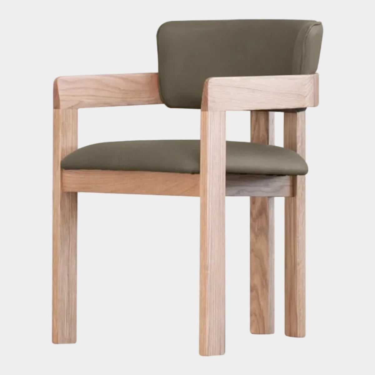 Duchess Dining Armchair in Olive - grey background