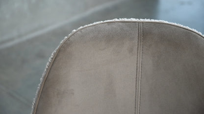 Dolce Dining Chair in Cool Taupe in a styled interior view