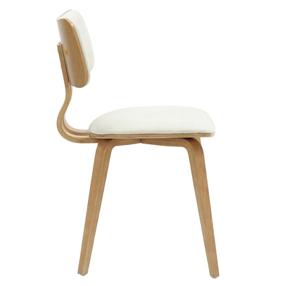 Zax/Zuni 7pc Dining Set in Natural with Beige Chair