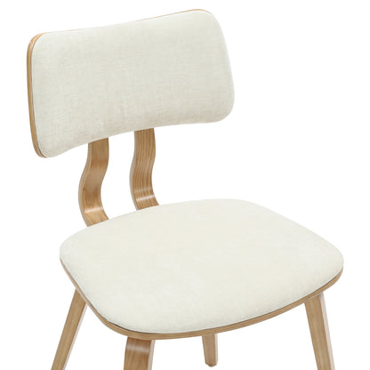 Zax/Zuni 7pc Dining Set in Natural with Beige Chair