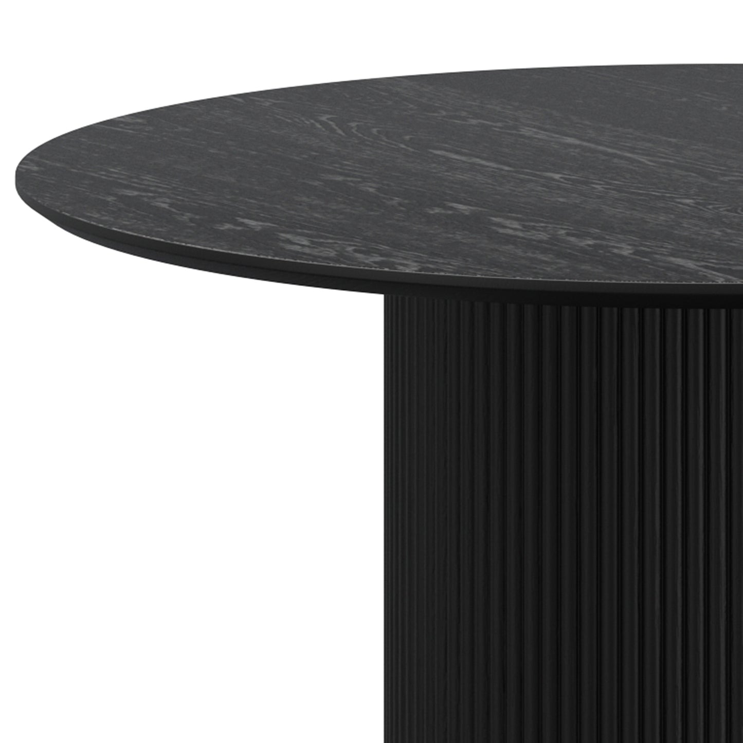 Tovas/Caprese 5pc Dining Set - Black Table with Black Chair
