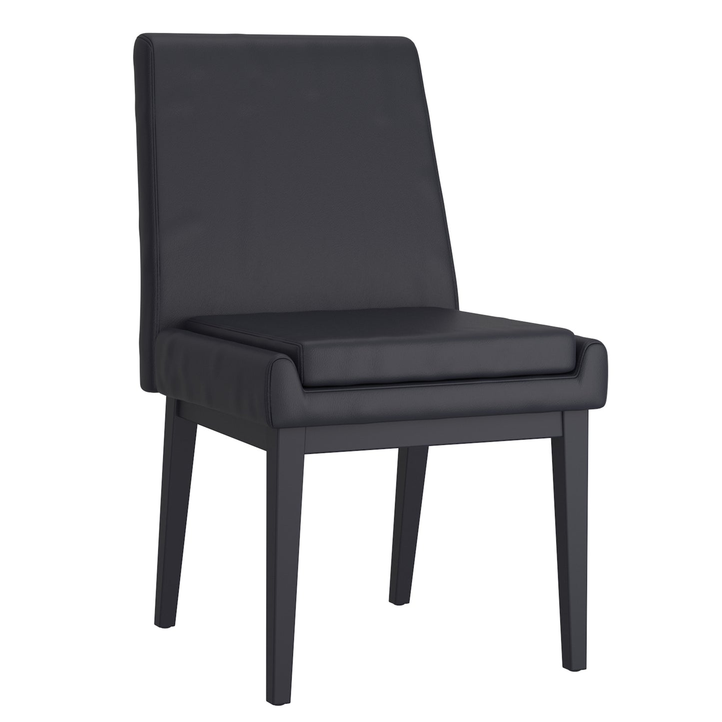 Gavin/Cortez 7pc Dining Set in Black with Black Chair