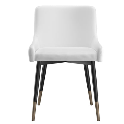 Xander Dining Chair, set of 2, in White and Black