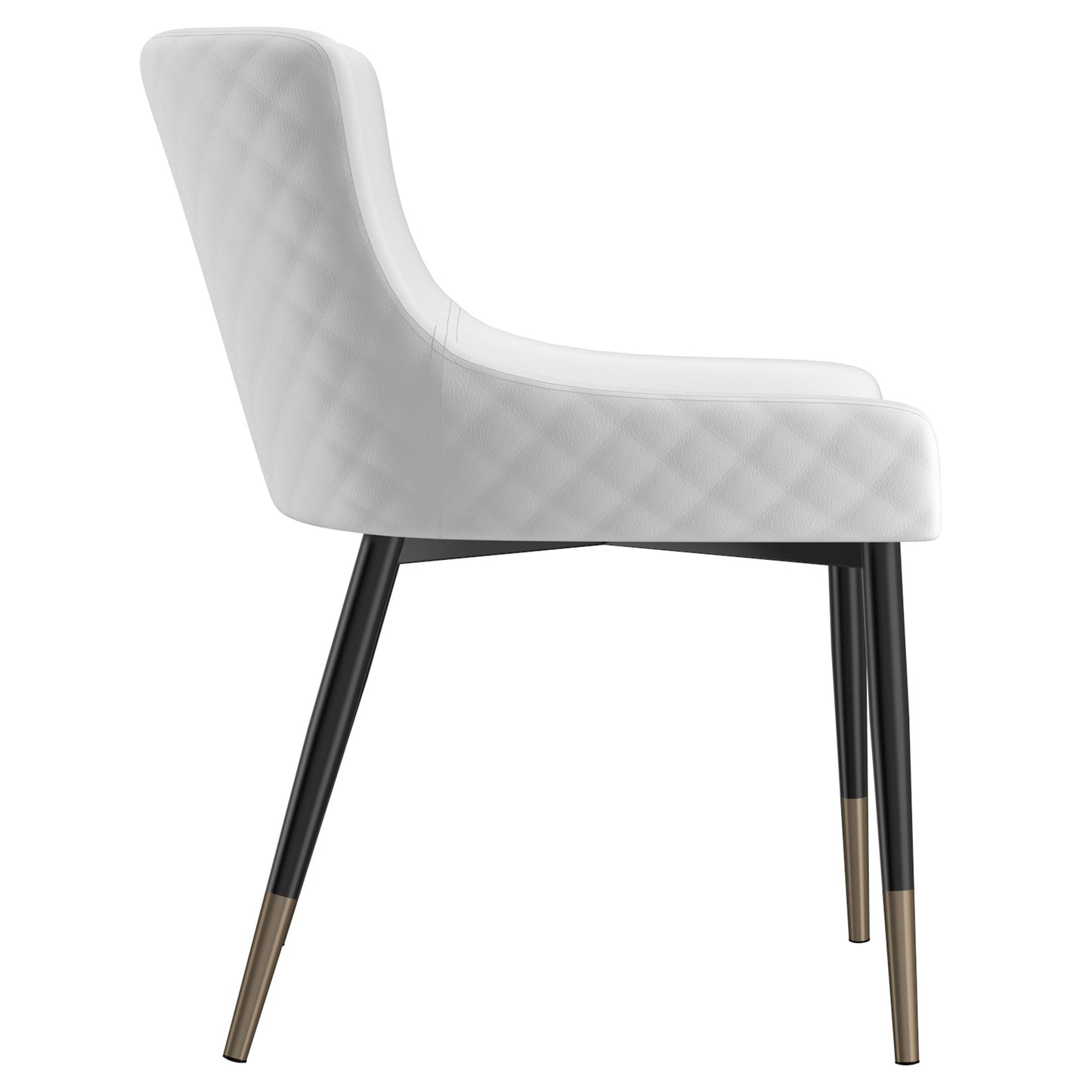 Xander Dining Chair, set of 2, in White and Black